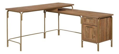 Sauder Coral Cape L-desk, L: 60.55 X W: 59.09 X H: 30.08, A.