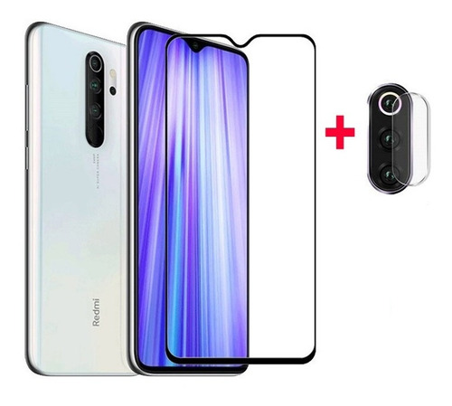 Vidrio Templado Xiaomi Note 8 Pro Con Templado Camara Traser