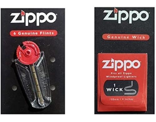 Refaccione Para Encendedor Zippo Mechas Y Piedras