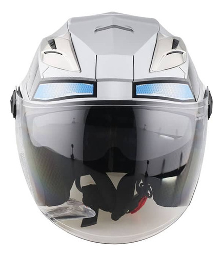 Casco De Moto Marvel Semi Integral Ironman Edge Doble Visor