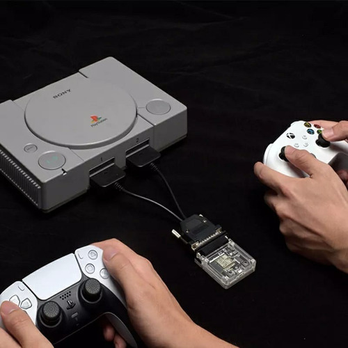 Adaptador Ps2 Ps1 2 Controles Blueretro Core Bluetooth