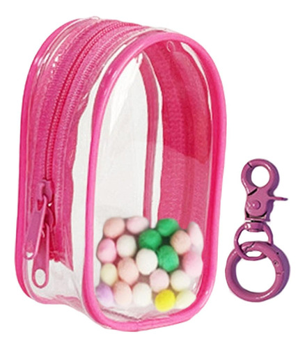 3 Mini Estuche De Transporte Para Muñeca De Pvc Con Rosa