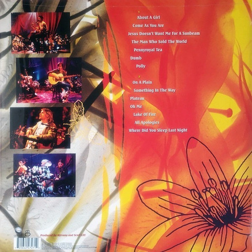 Imagen 2 de 5 de Nirvana - Mtv Unplugged In New York Lp