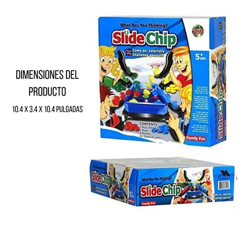 Slide Chip Juego Lanza Fichas Ct Plumitaa 19006 Kuky