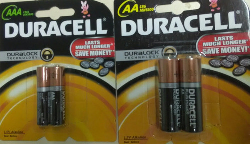 Blister Pilas Batería Aa Aaa Duracell