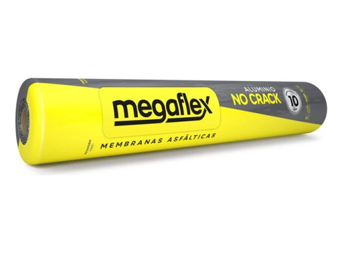 Membrana Megaflex  No Crack 4mm Con Aluminio X 40kg