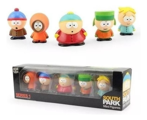 Figura Jugue De Stan Kyle Eric Kenny De South Park, 5 Piezas