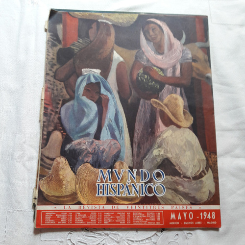 Revista Mundo Hispanico N° 4 Mayo 1948 Joaquin Vaquero (Usado)