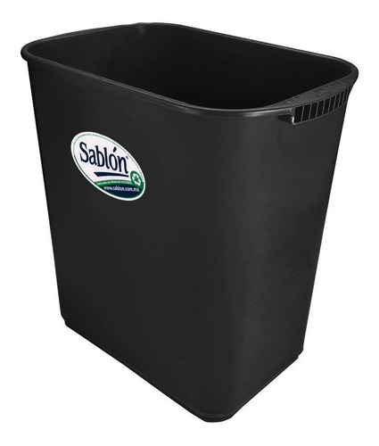 Bote de basura Sablón JUMBO 26Lnegro 2 unidades