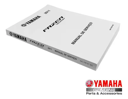 Manual De Serviço Fazer Ys 250 44c-f8197-w0 Yamaha Original