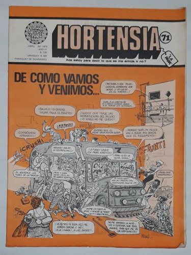 Revista Hortensia #71 Abril 1975