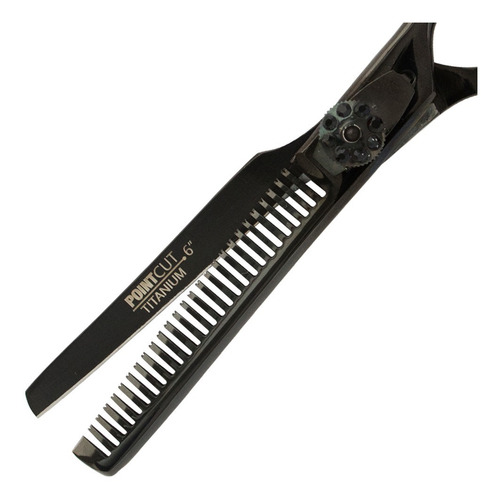 Kit Tijera Navaja + Micro + Pulir Pointcut Titanio Black 6