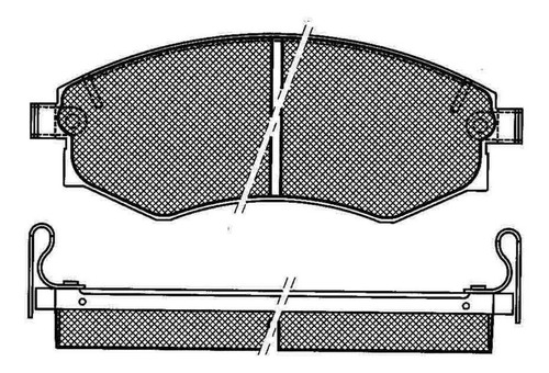 Pastilla De Freno Ssang Yong Musso 94/96 Delantera