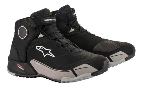 Imagen 1 de 7 de Zapatillas  Moto Alpinestars Cr-x Ds Riding Shoes Negro Gris
