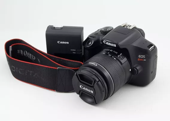 Canon Eos Rebel T6 18-55mm Is Ii Kit Dslr Color Negro