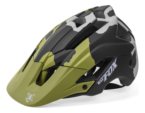 Casco De Bicicleta De Montaña Batfox Trail Camuflaje 2023