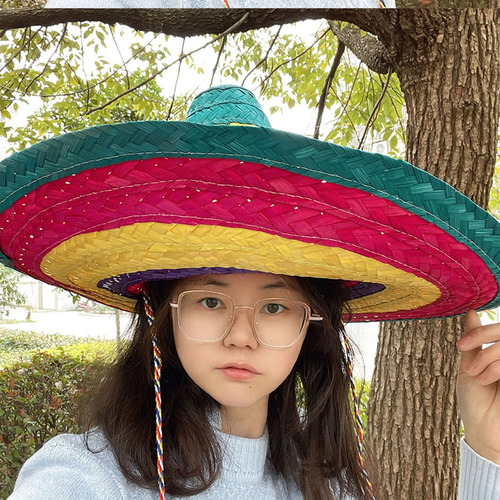 2025 (b) Sombrero Mexicano Sombrero De Paja Sombrero Fiest