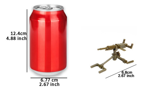 Ametralladora Pesada De Bloques Compatible Con Lego Soldado