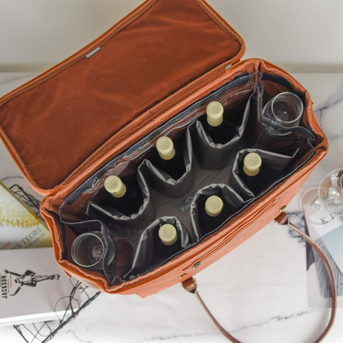 Bolsa Enfriadora De Vino ®, Bolsa Aislante De Lujo 2 B...