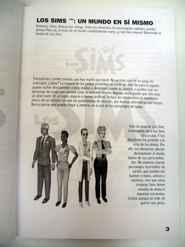 Los Sims Libro Manual Para Pc Simcity Simulador Gente Boedo (Usado)
