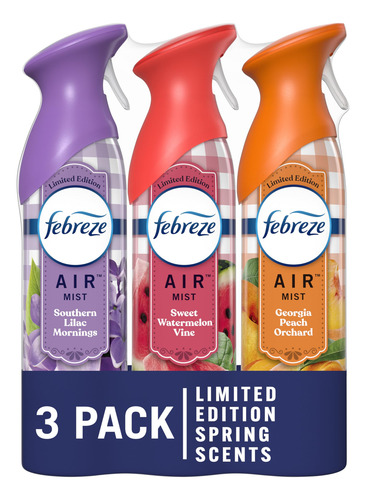 Febreze Air Mist Ambientador En Aerosol Espray Que Combate