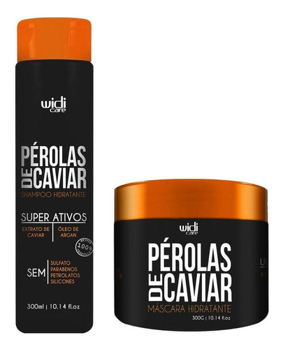 Kit Widi Care Perolas De Caviar Shampoo E Mascara