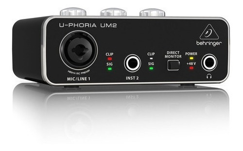 Interfaz Audio U-phoria Behringer Um2 + Envío Express