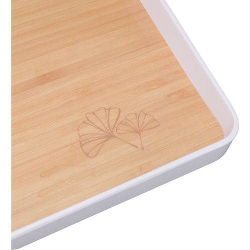 Bandeja Rectangular De Plástico, Apilable, Versátil, Para Se