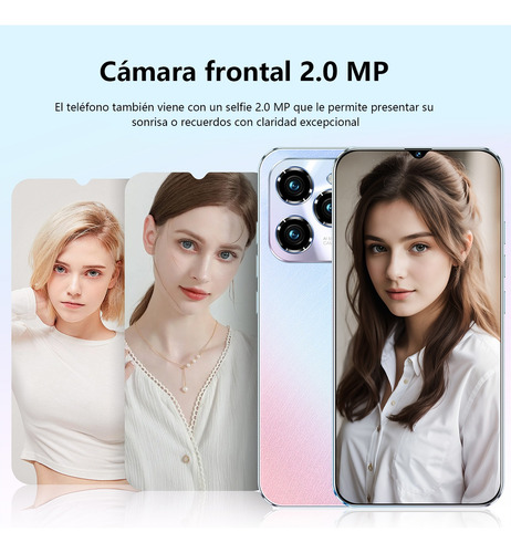 Celular Android 4g Hot40 Pro De 6.8 Pulgadas Ram2gb Y Rom16gb Azul