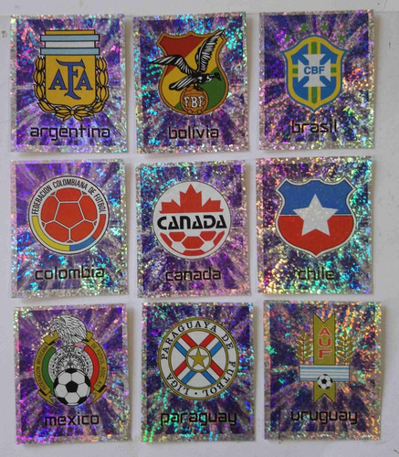 Set Completo Álbum Copa América Colombia 2001 (panini)