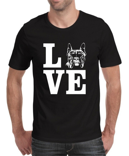 Playera Love Bulldog Frances