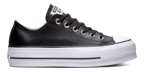 Tenis Converse Chuck Taylor All Star Liftclean Leather-negro