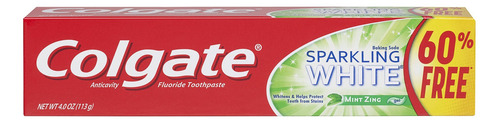 Pasta De Dientes Colgate Sparkling White Con Bicarbonato De