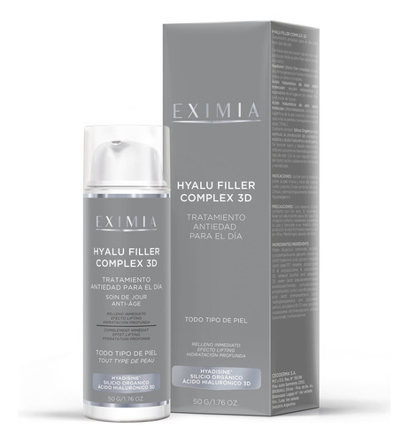 Eximia Hyalu Filler Complex 3d Tratamiento Antiedad Momento De Aplicación Día Tipo De Piel Todo Tipo De Piel Todo Tipo De Piel Día