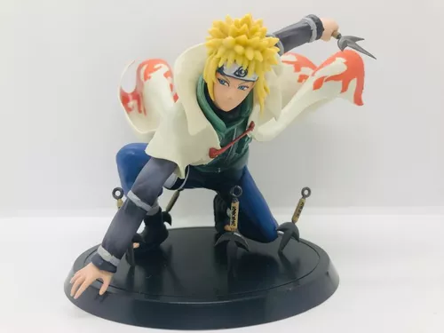 24cm naruto figuras de ação namikaze minato anime modelo dos