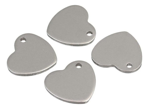 60 Piezas De Material Acero Inoxidable Ovalado Metal