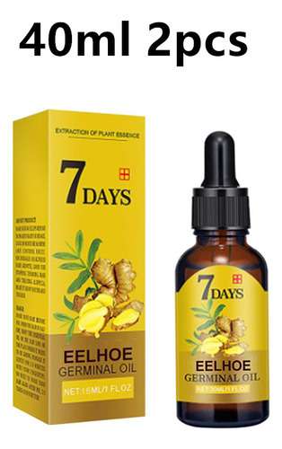 Tratamiento De Pérdida De Cabello Con Jengibre, 40 Ml, 2 Uni