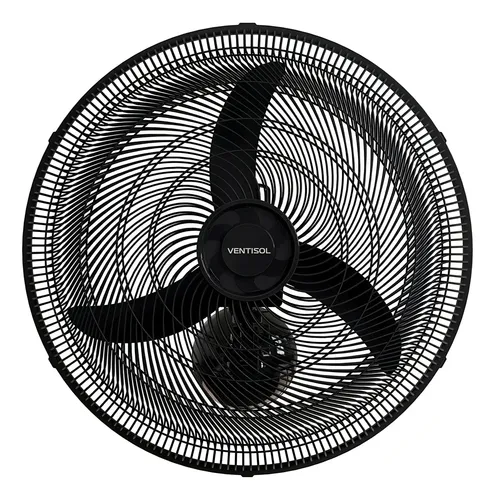 Ventilador Oscilante Parede 50cm 130w Preto Ventisol Diâmetro 50 ...