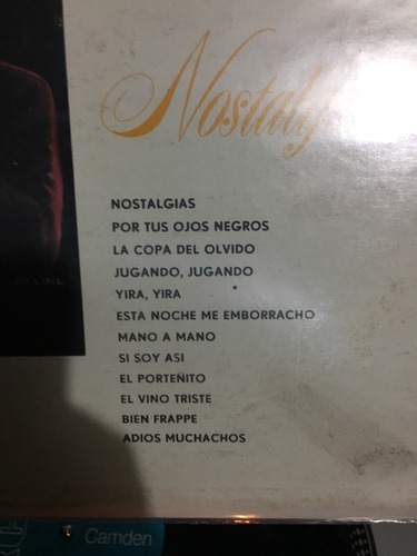 Hugo Del Carril - Nostalgias - Vinyl 12 Lp (Usado)