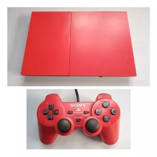 Consola Playstation 2 Slim Roja