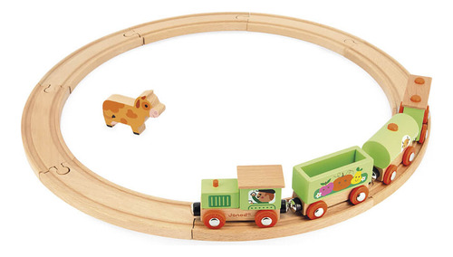 Tren Con Circuito Granja Janod