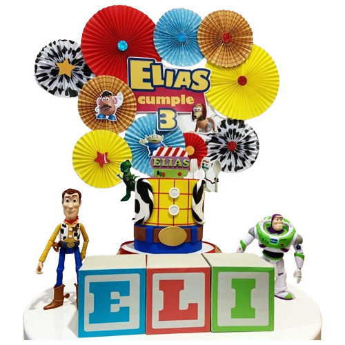 Cubos Toy Story Con Nombre De Papel Para Deco Cumples