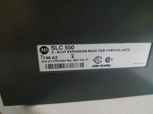 Slc500 Allen Bradley1-1747-l40a1-1747-a22-1746-ia16 (Usado)