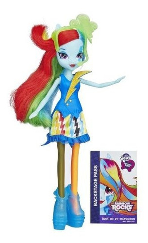 My Little Pony Equestria Girls Rainbow Dash Doll (neon Rainb