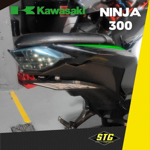 Portapatentes Fender Rebatible Kawasaki Ninja 300 13/17 Cg