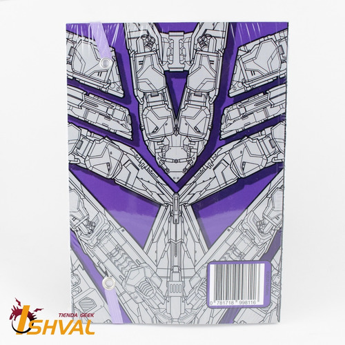 Imagen 3 de 4 de Cuaderno Geek - Transformers - Decepticons - Original