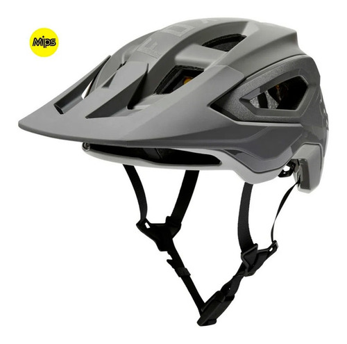 Capacete Fox Speedframe Pro Lunar Cinza Fosco Mips Ciclismo