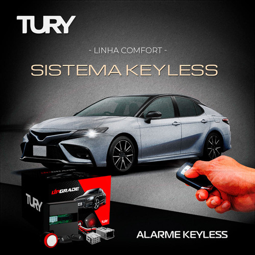 Alarme Tury Tracker 2013-2020 Dedicado Keyless Comfort 1.1 K