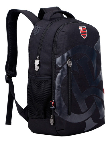 Mochila Juvenil Esportiva Flamengo 12044 - Xeryus Cor Preto