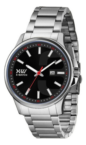 Relógio X-watch Masculino Xmss1054 P1sx Esportivo Prateado